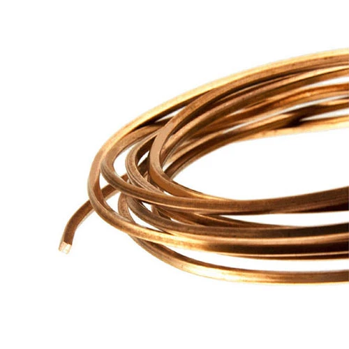 0.5*0.5 mm Termal Schok 240C Emaye Kare Bakır Tel