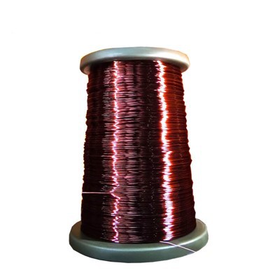 Sınıf 155F Emaye Mıknatıs Alüminyum Sargı Teli Yuvarlak 0.05 1 mm Transformatör için 25 Gage