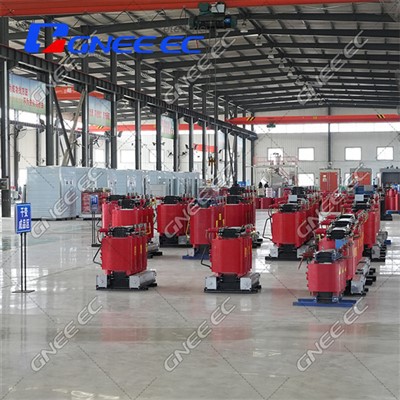 Üç Fazlı Kuru Tip Transformatör Dökme Bobin Adım Yukarı Transformatör 33kV